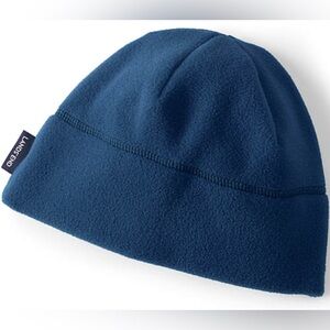 Lands' End Kid’s Navy Fleece Hat Medium